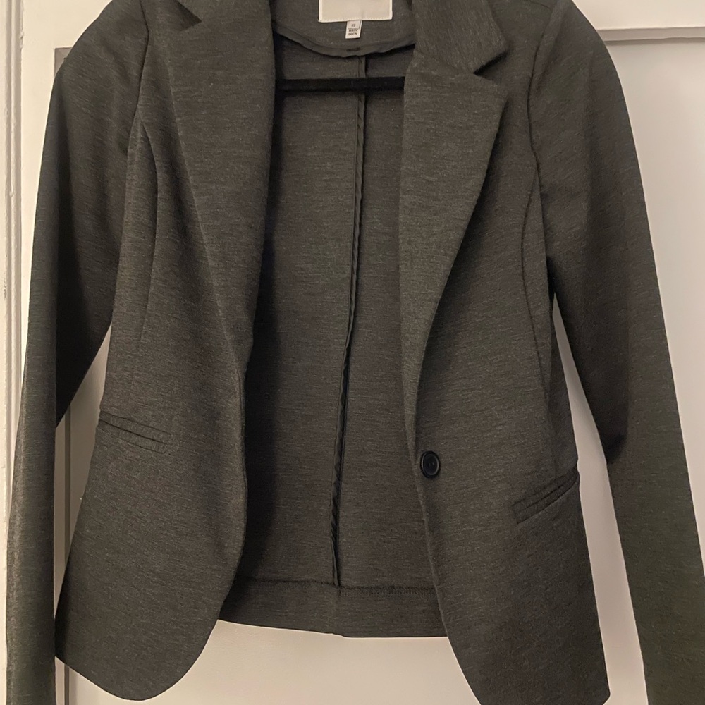 Kate Blazer in Dark Melange by Ichi for Women